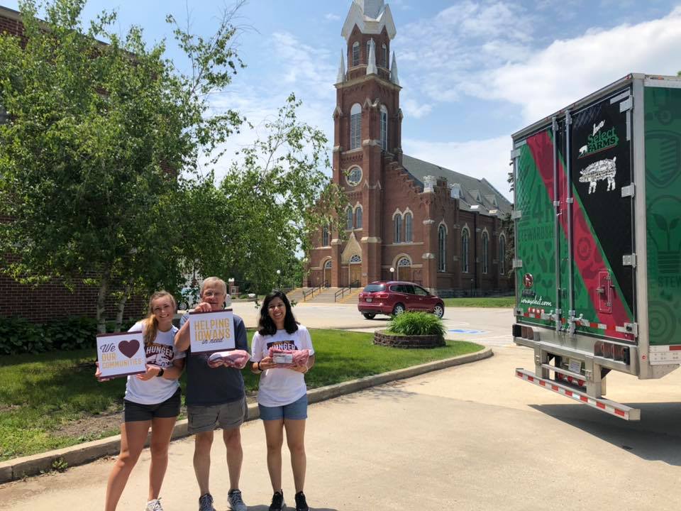 Holy Trinity Parish Food Pantry, Fort Dodge— Haul Out Hunger Iowa